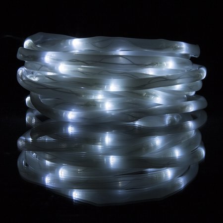 PURE GARDEN 23-Foot Solar-Powered LED Rope Lights 50-121